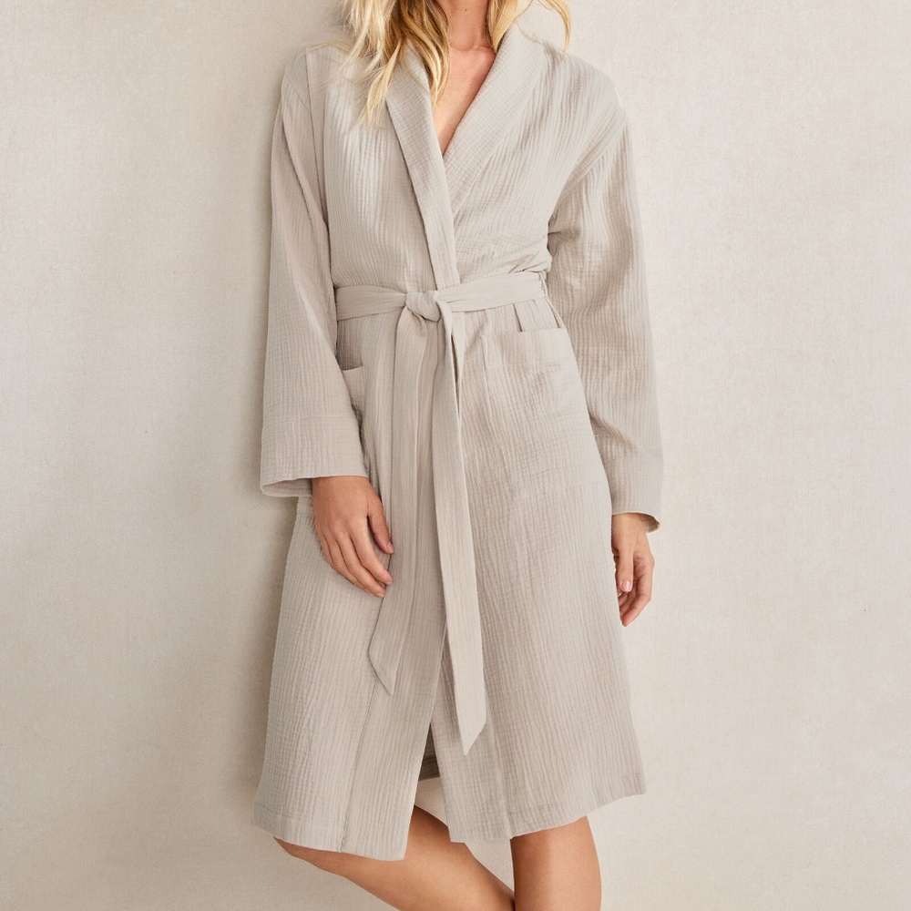 Haven Well Within 100% Organic Cotton Gauze Robe